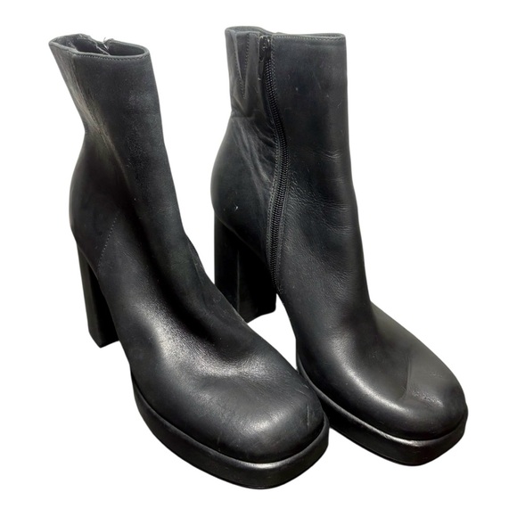 JEFFREY CAMPBELL Spaced Black Platform Boots - Picture 1 of 8